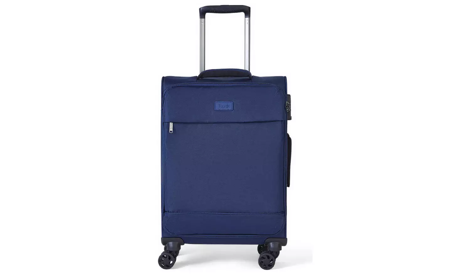Rock 8 Wheel Soft Suitcase - Small, Navy