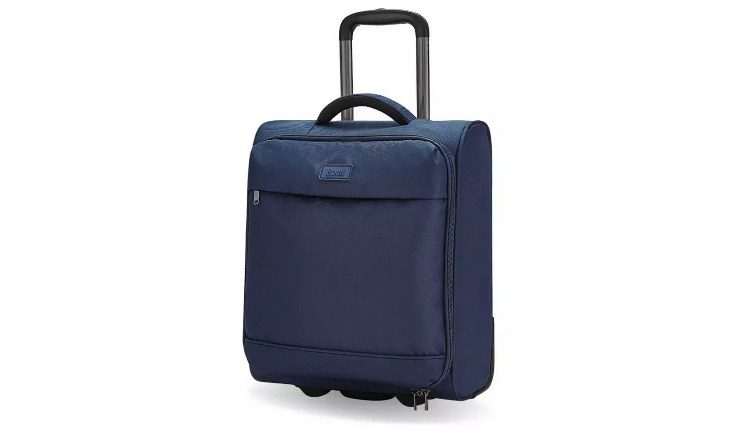Rock 2 Wheel Soft Suitcase - Small, Navy