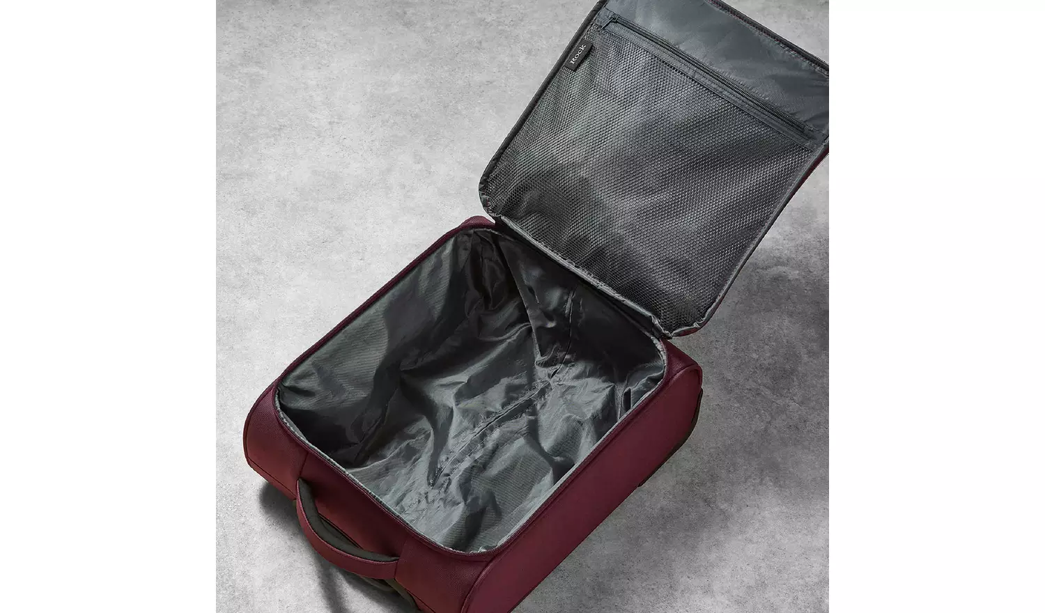 Rock 2 Wheel Soft Suitcase - Small, Purple