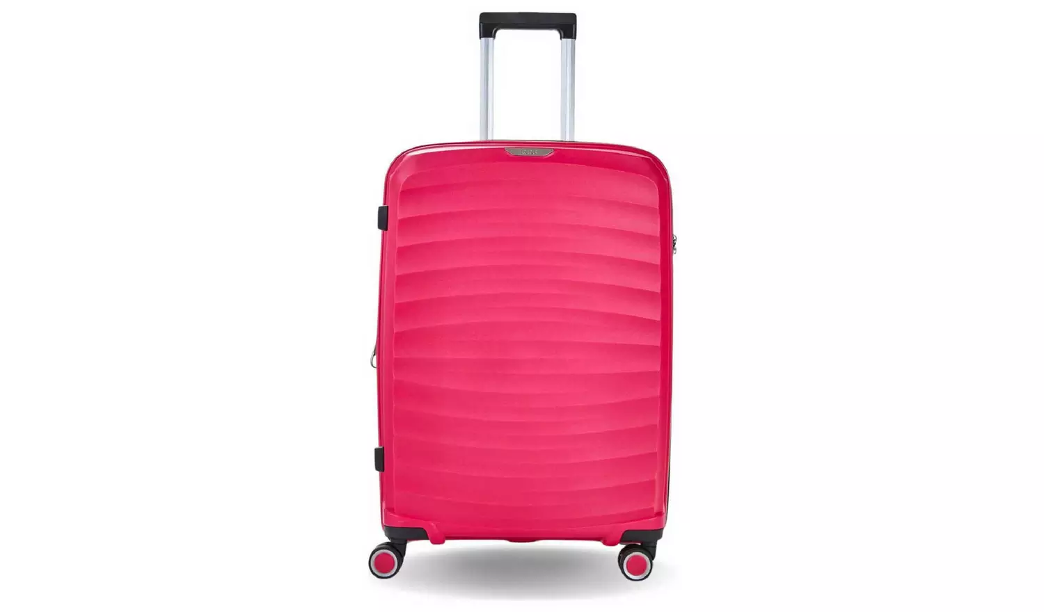 Rock Expandable 8 Wheel Hard Suitcase - Medium, Pink