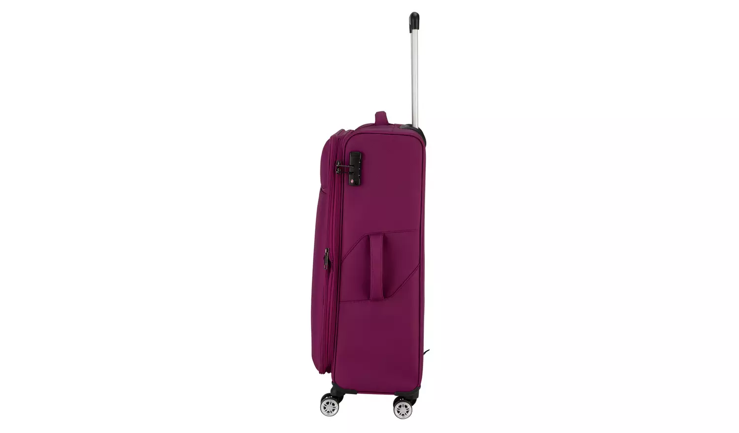 Featherstone 8 Wheel Soft Large Suitcase - Purple