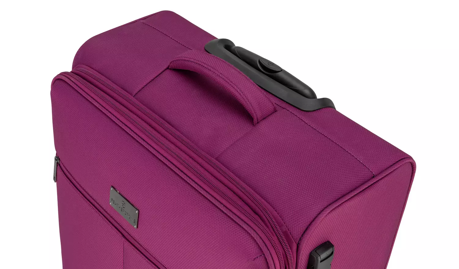 Featherstone 8 Wheel Soft Large Suitcase - Purple