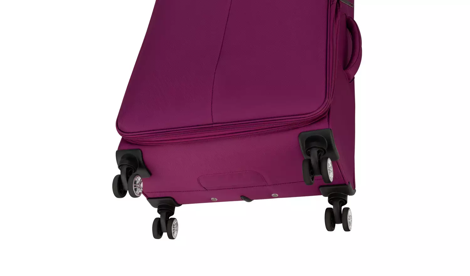 Featherstone 8 Wheel Soft Large Suitcase - Purple