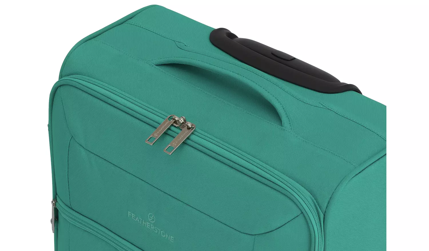Featherstone 4 Wheel Soft Medium Suitcase - Turquoise