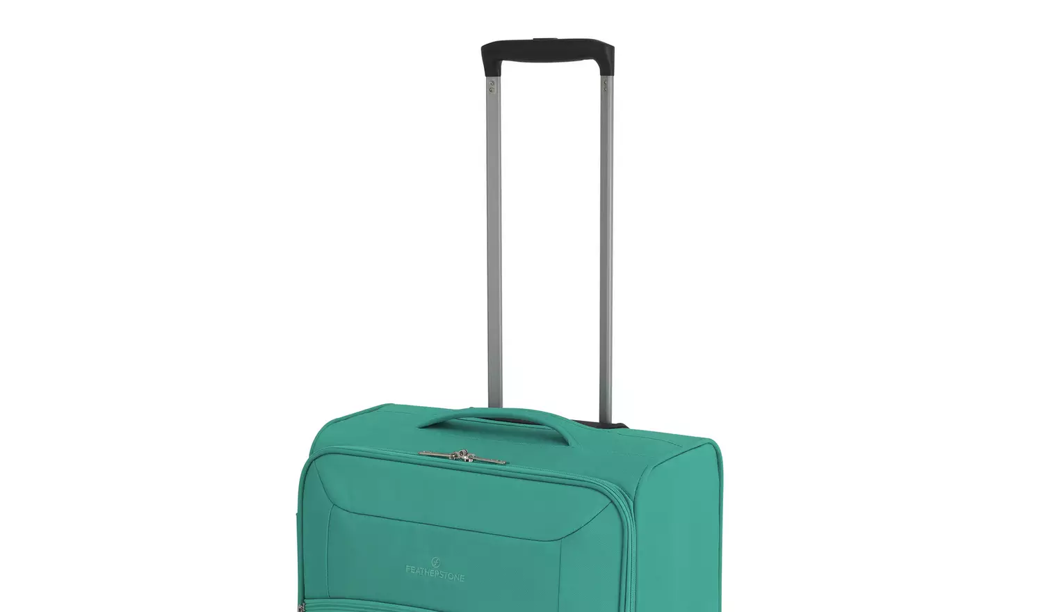 Featherstone 4 Wheel Soft Medium Suitcase - Turquoise