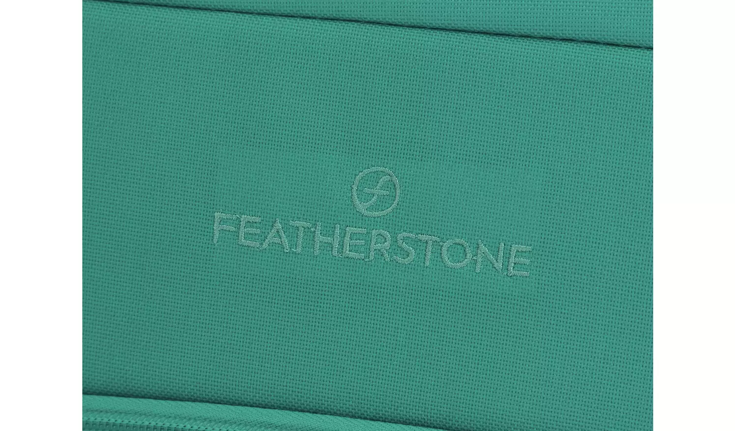 Featherstone 4 Wheel Soft Medium Suitcase - Turquoise