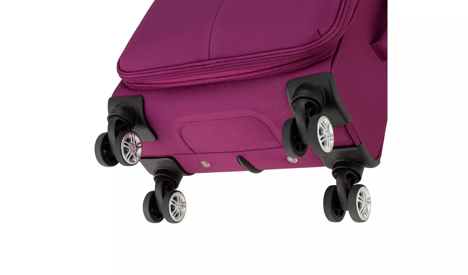 Featherstone 8 Wheel Soft Cabin-Size Suitcase - Purple