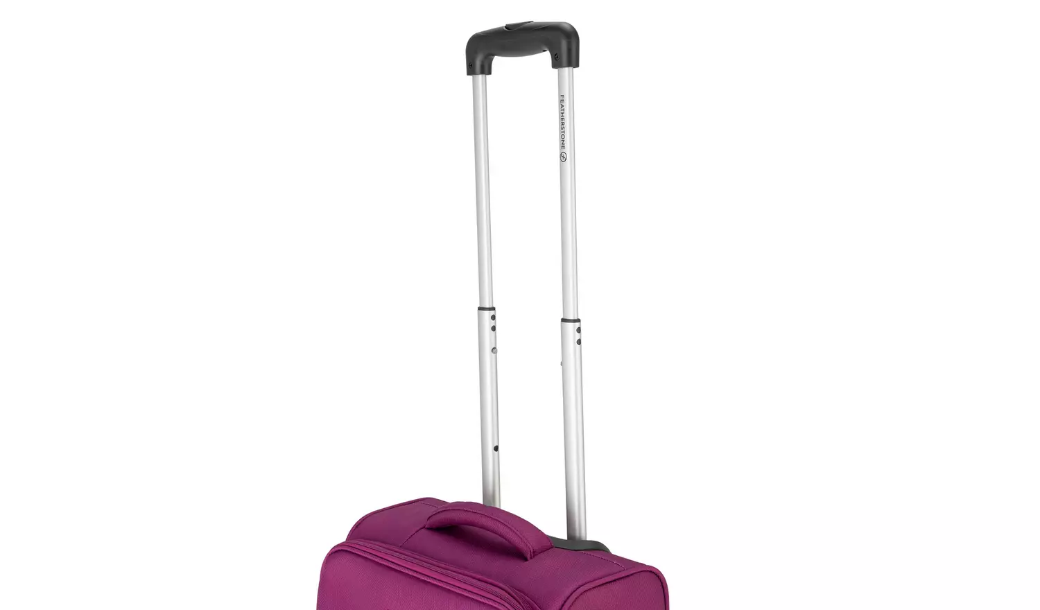 Featherstone 8 Wheel Soft Cabin-Size Suitcase - Purple