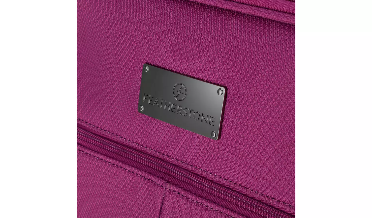 Featherstone 8 Wheel Soft Cabin-Size Suitcase - Purple
