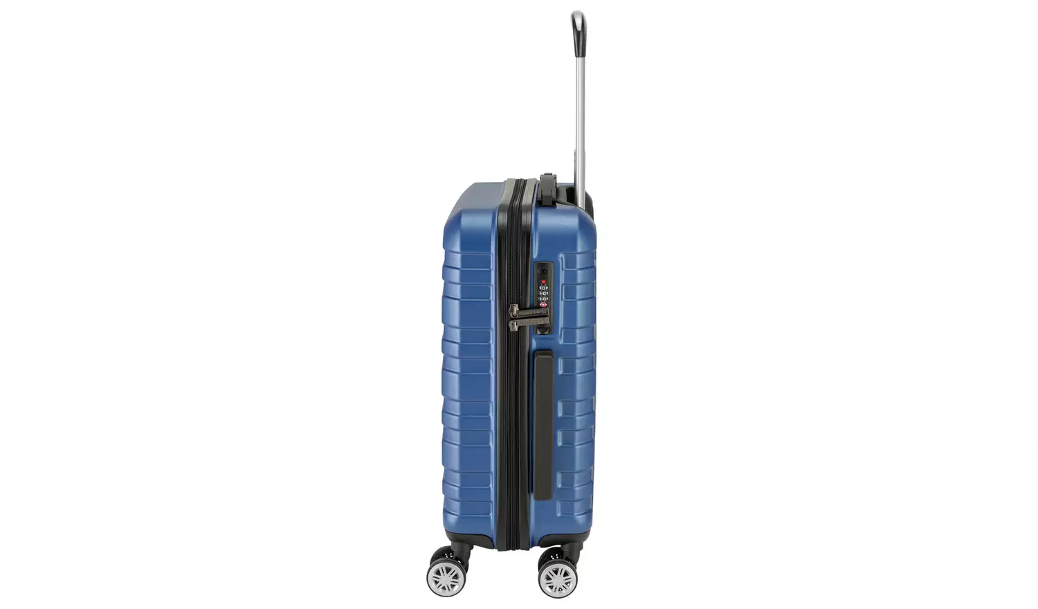 Featherstone 8 Wheel Hard Cabin-Size Suitcase - Navy