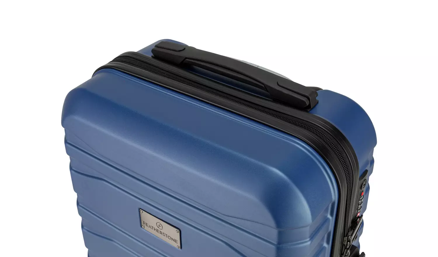 Featherstone 8 Wheel Hard Cabin-Size Suitcase - Navy