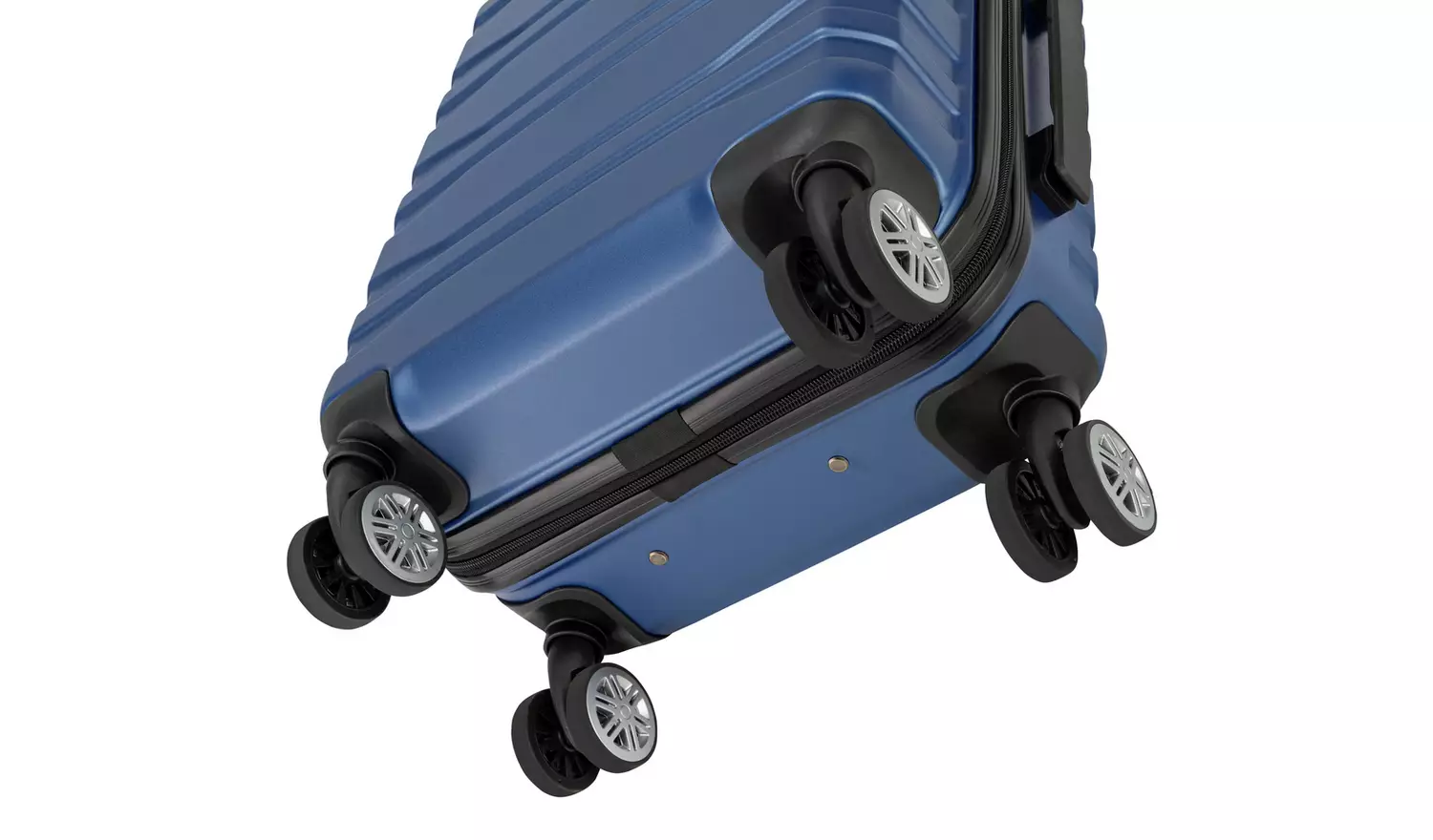 Featherstone 8 Wheel Hard Cabin-Size Suitcase - Navy
