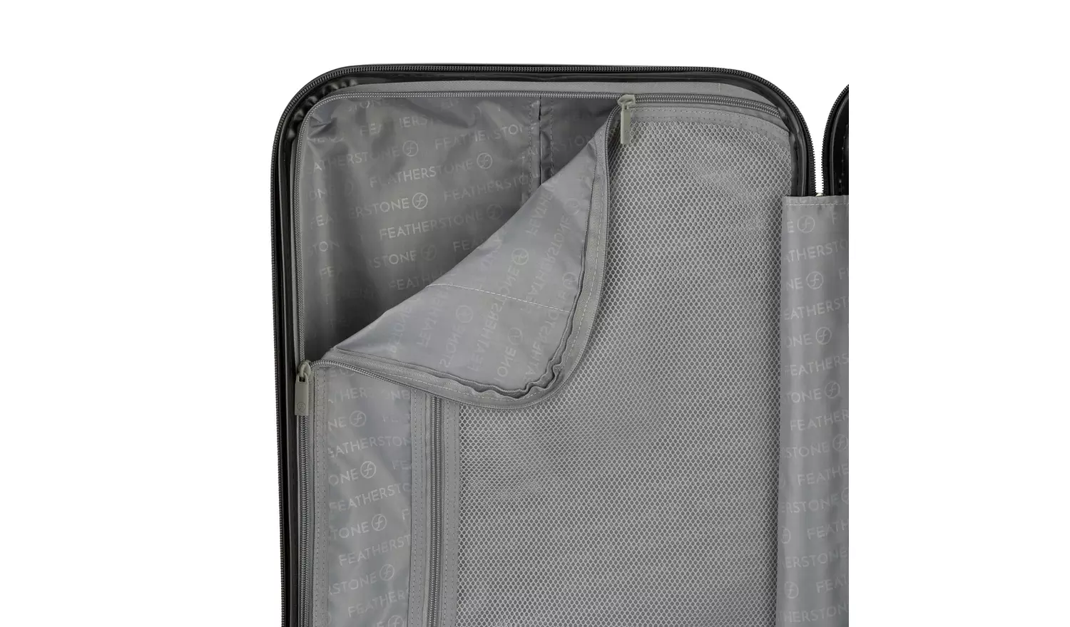 Featherstone 8 Wheel Hard Cabin-Size Suitcase - Navy