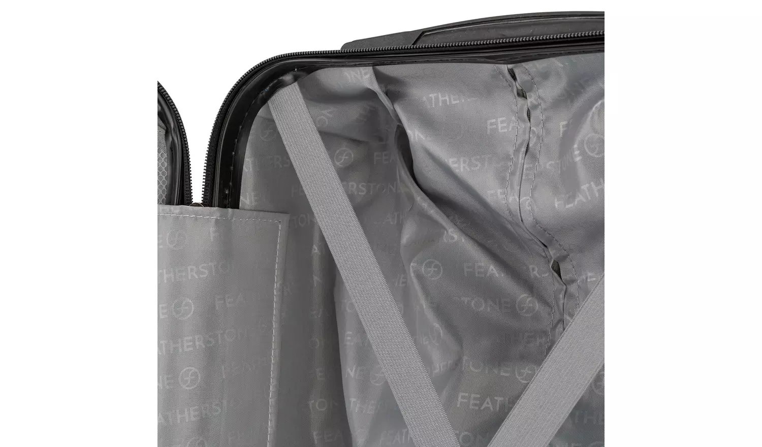 Featherstone 8 Wheel Hard Cabin-Size Suitcase - Navy