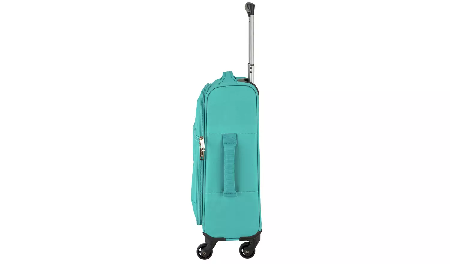 Featherstone 4 Wheel Soft Cabin-Size Suitcase - Turquoise