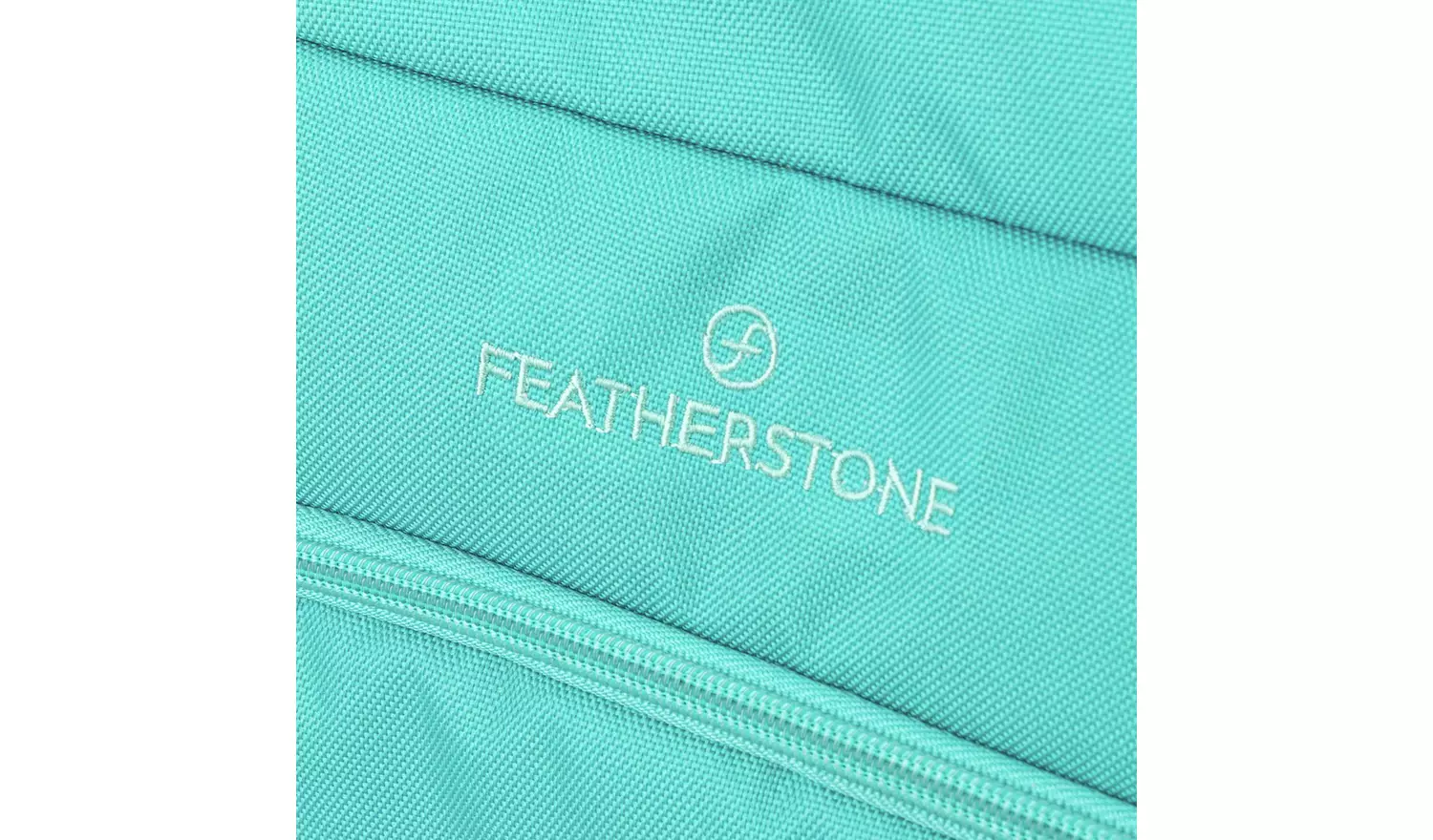 Featherstone 4 Wheel Soft Cabin-Size Suitcase - Turquoise