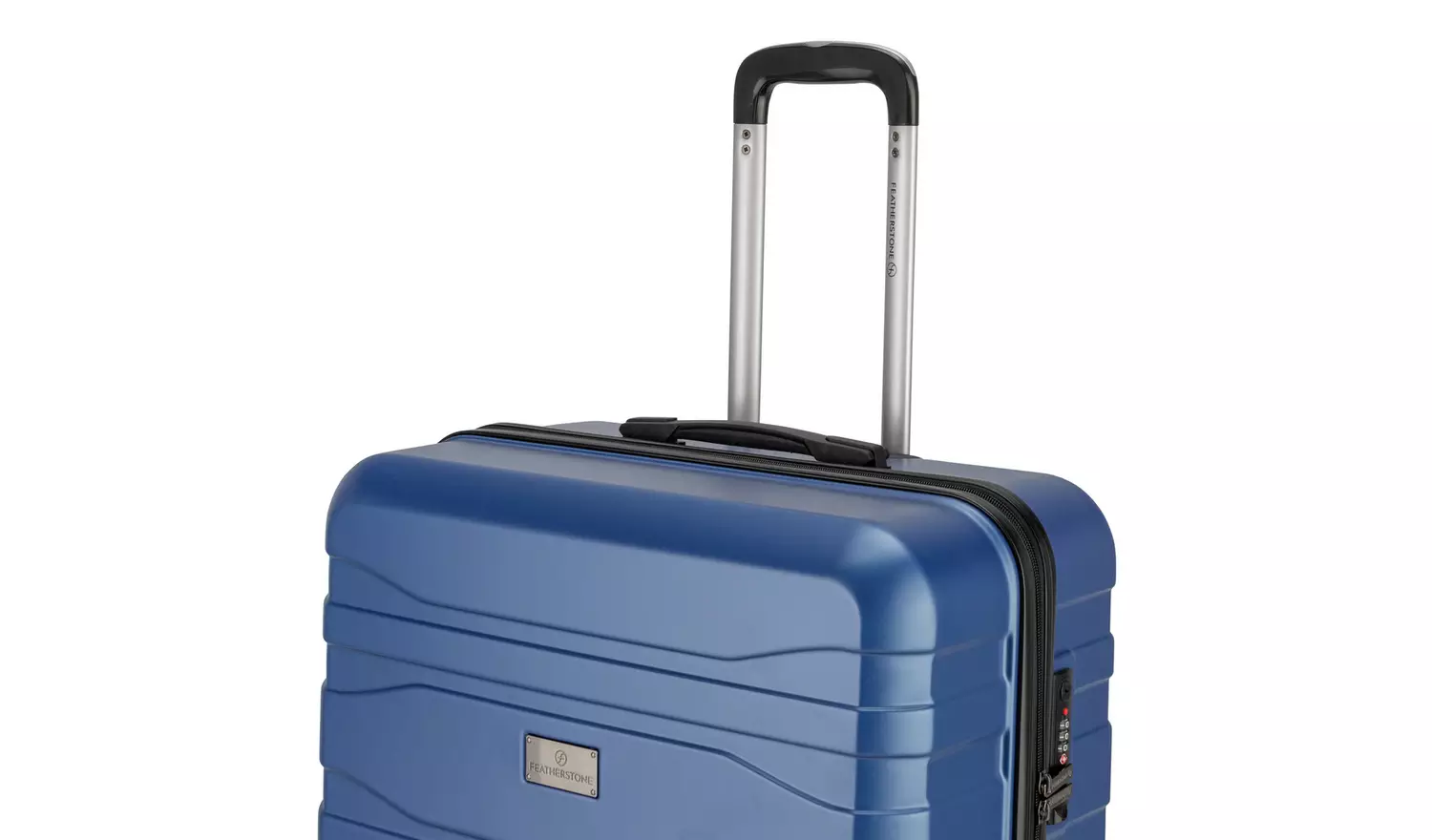Featherstone Hard 8 Wheel Large Suitcase - Navy