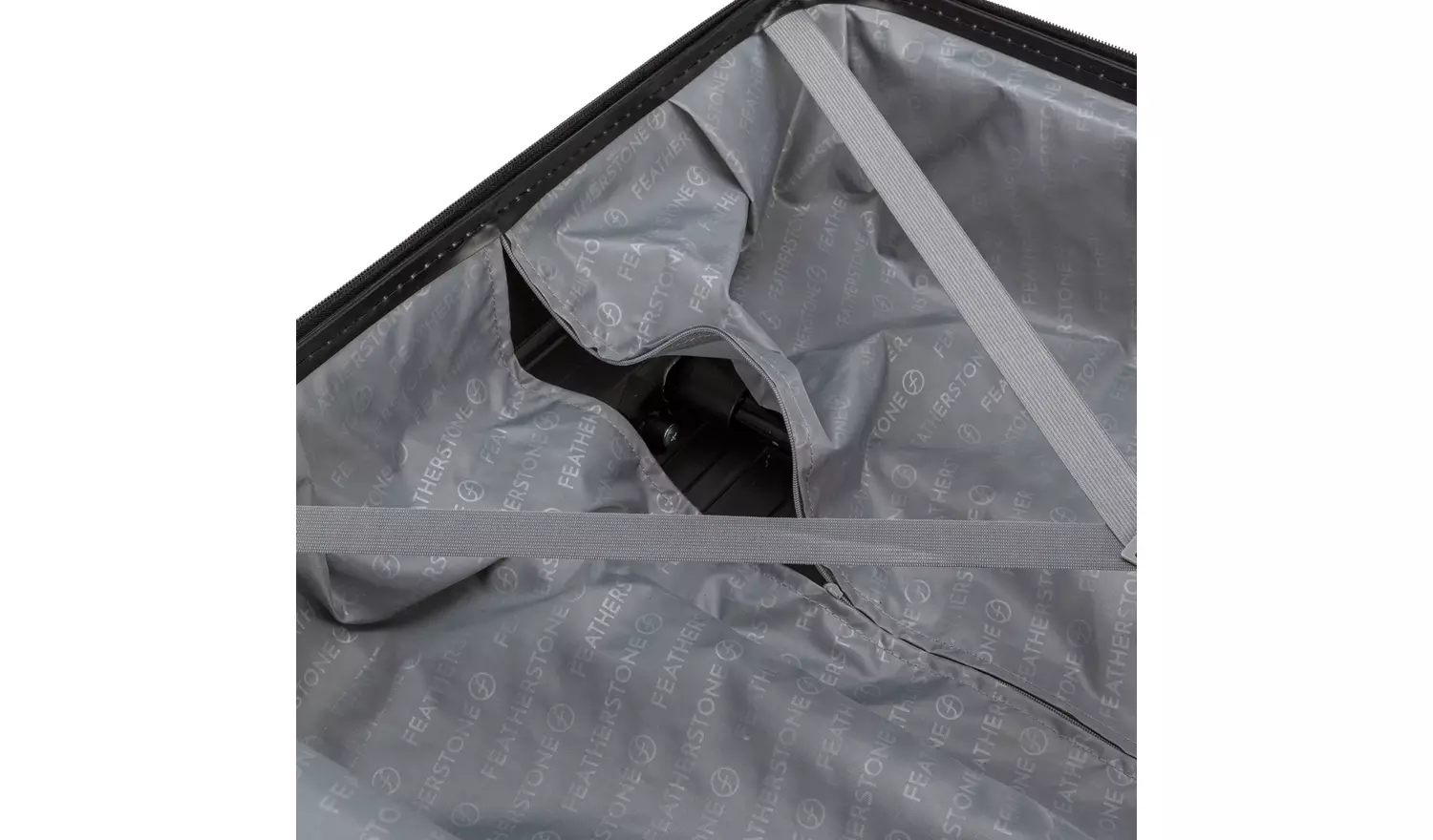 Featherstone Hard 8 Wheel Large Suitcase - Navy