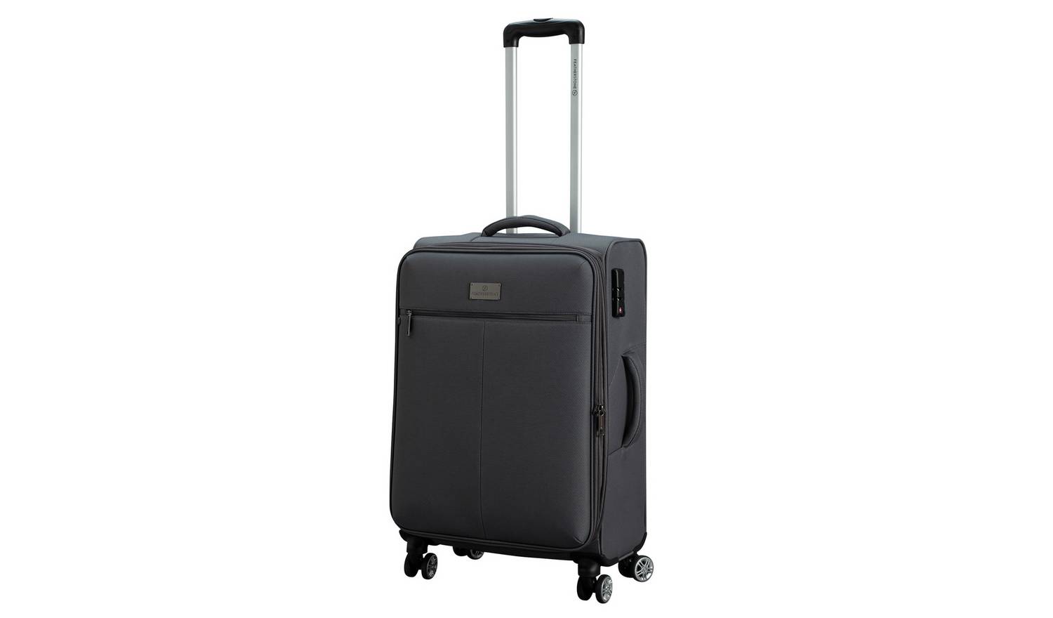 Featherstone 8 Wheel Soft Medium Suitcase - Grey
