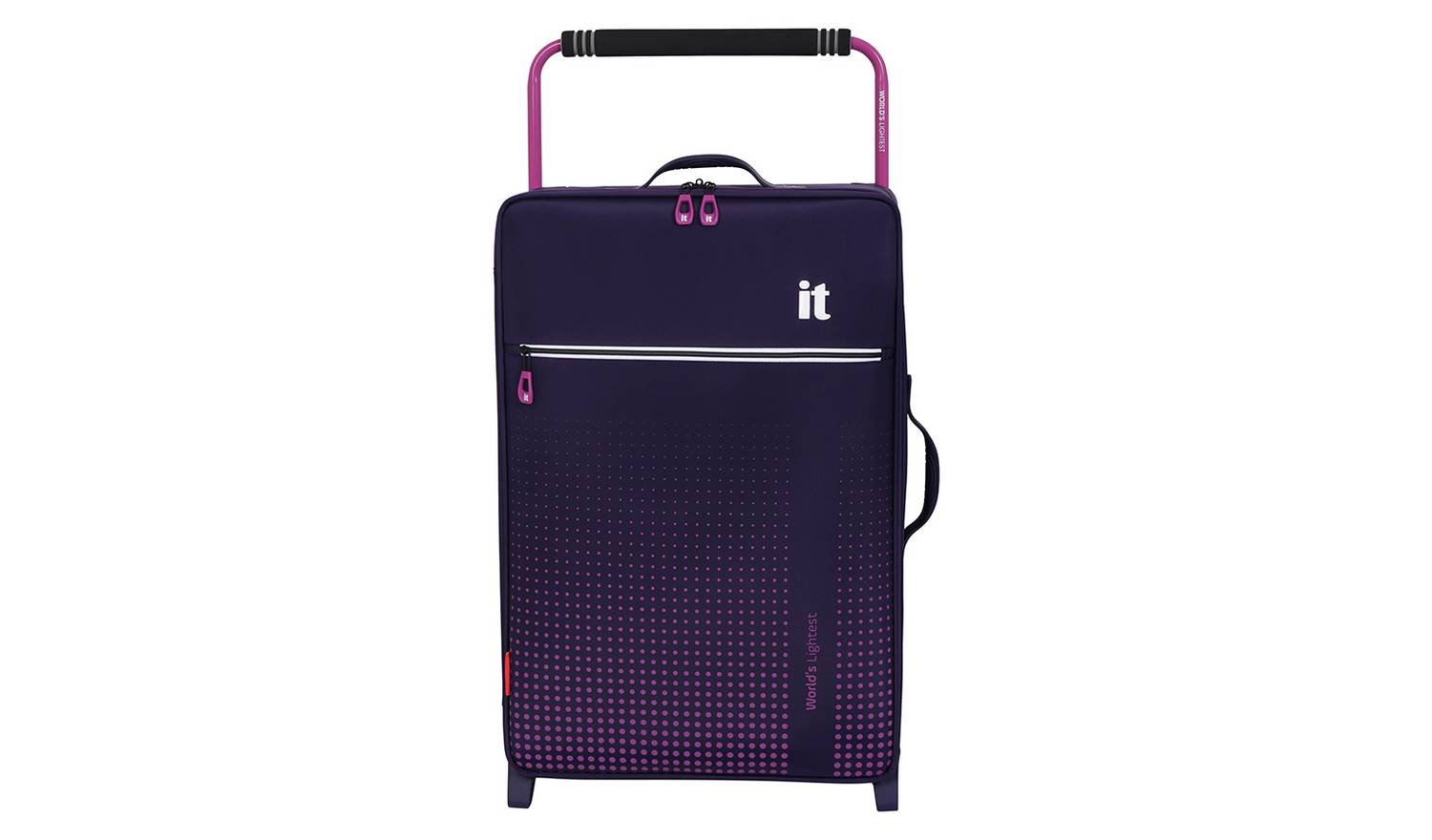 it Luggage World's Lightest 2 Wheel Suitcase Purple Medium