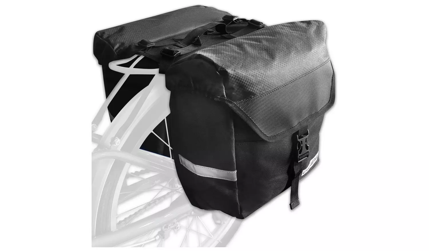 Challenge 21L Capacity Double Pannier Bike Bag