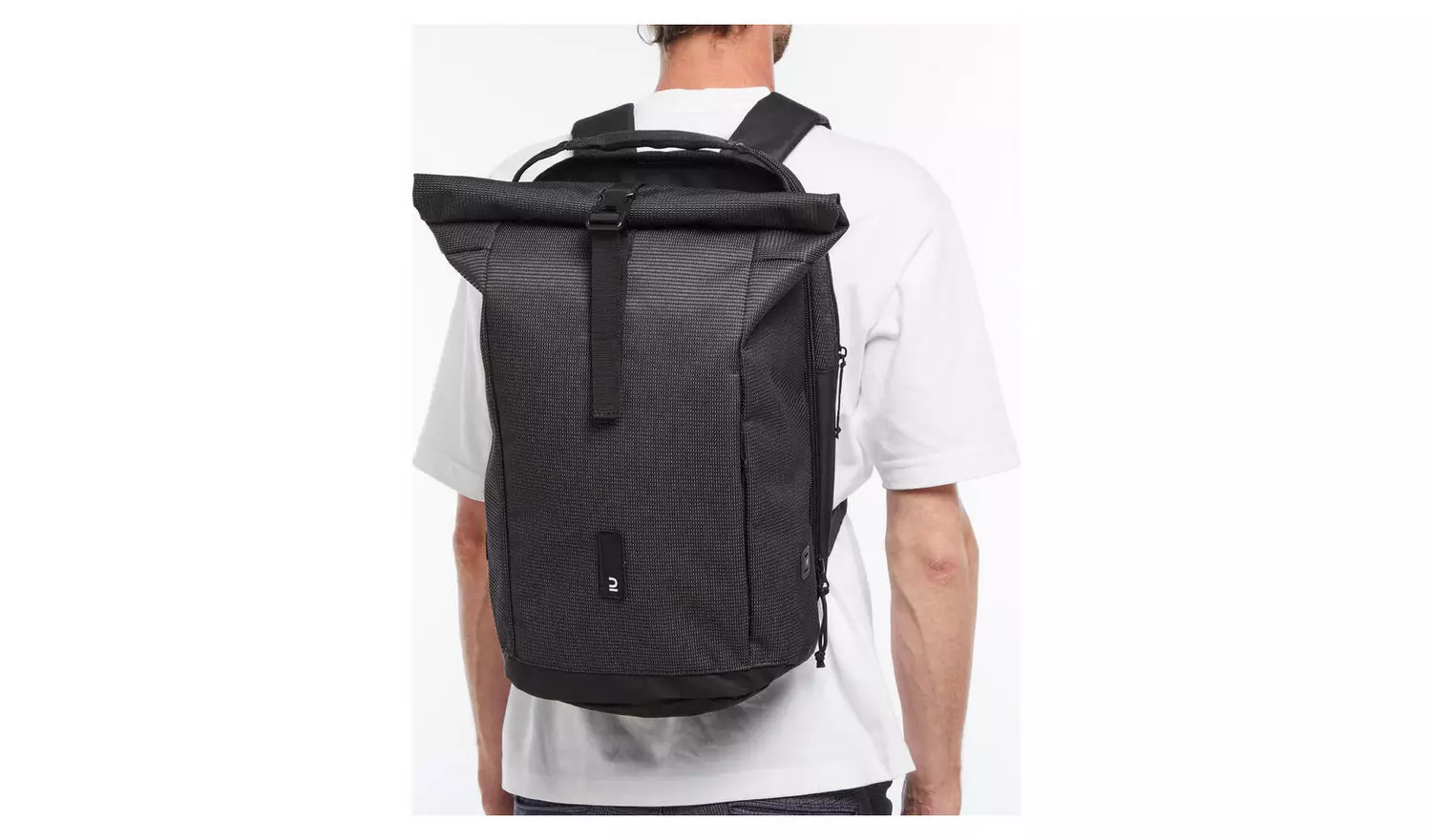 Decathlon Cycling Double Pannier Rack Reflective Bag 27L