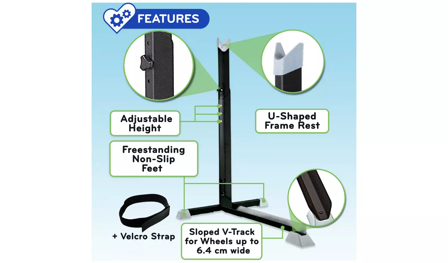 Bike Nook Vertical Bike Stand