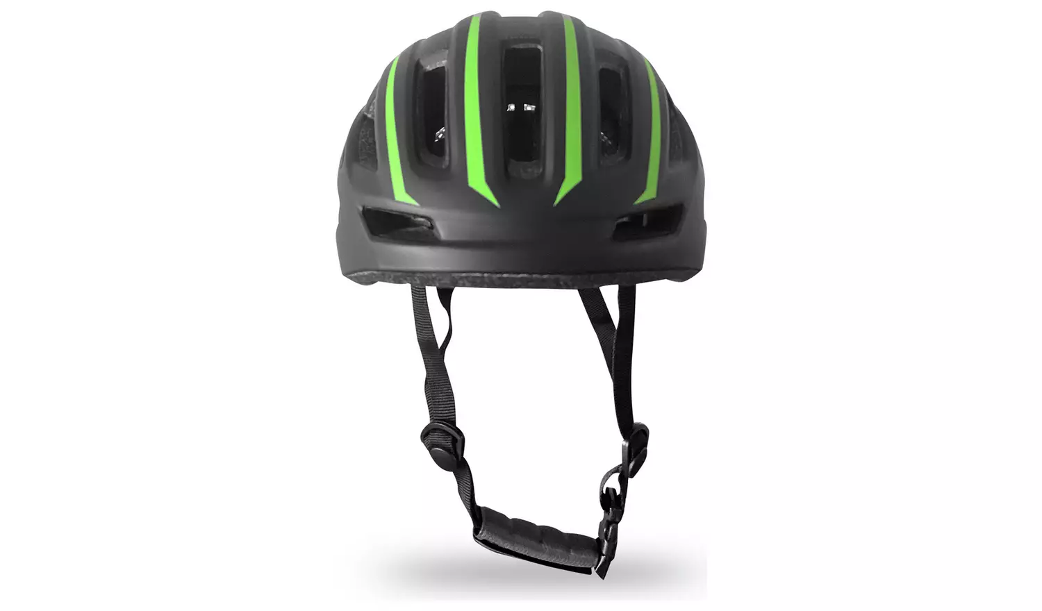 Cross 58-62cm Bike Helmet - Black and Green