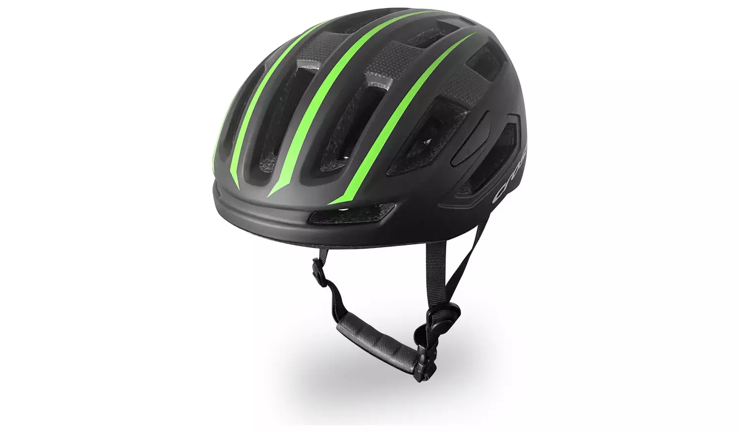 Cross 58-62cm Bike Helmet - Black and Green