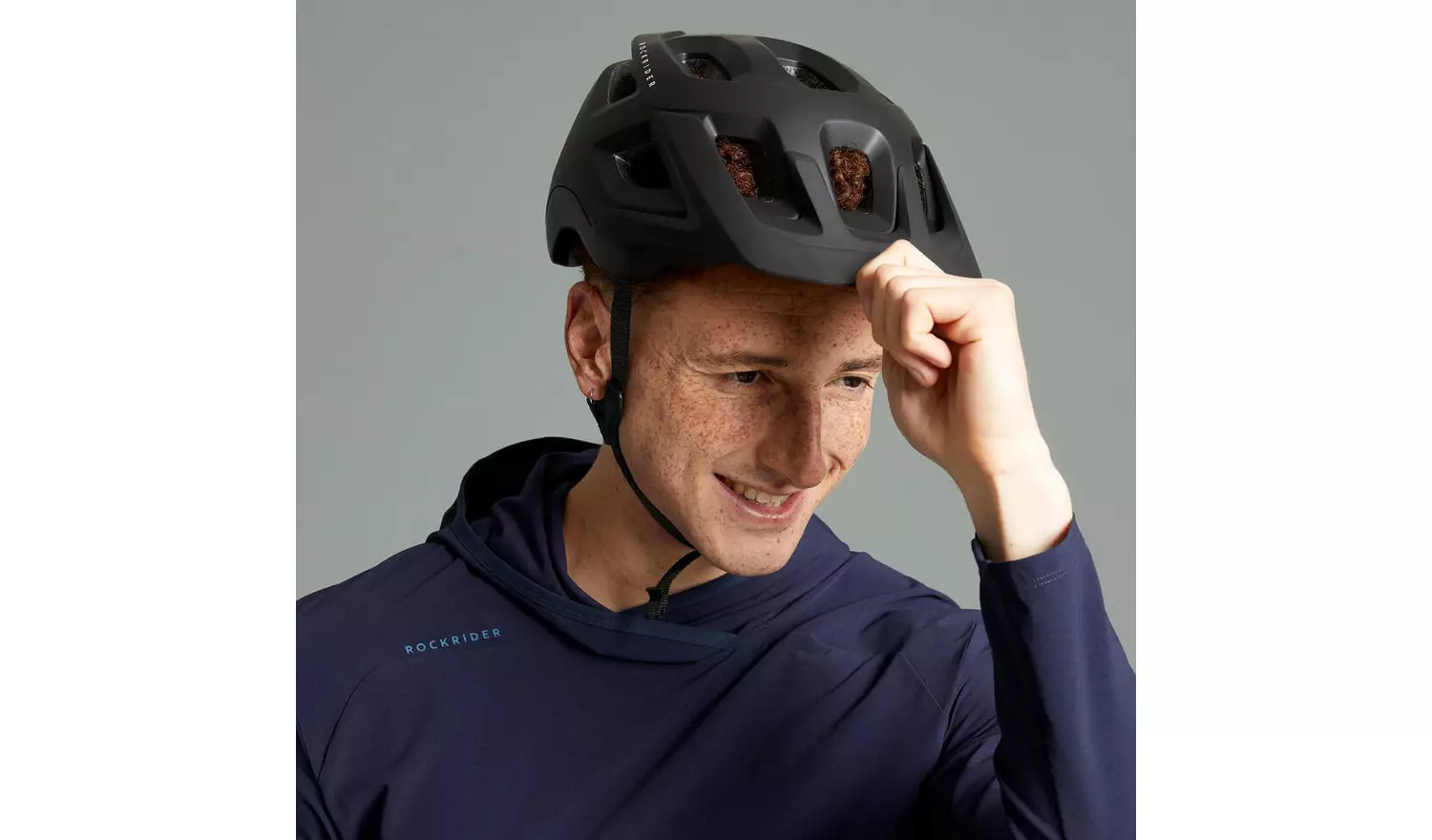 Decathlon Mountain Bike Helmet 500 - Black S/52-55cm