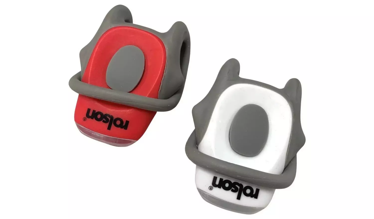 Rolson Front and Rear Silicone Bike Light Set