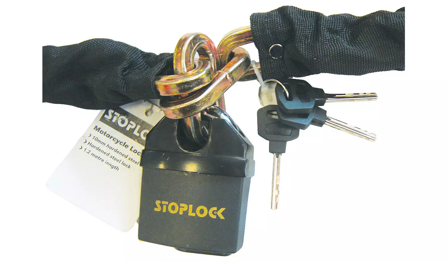 Stoplock Chain Motorbike Lock - 1.2m
