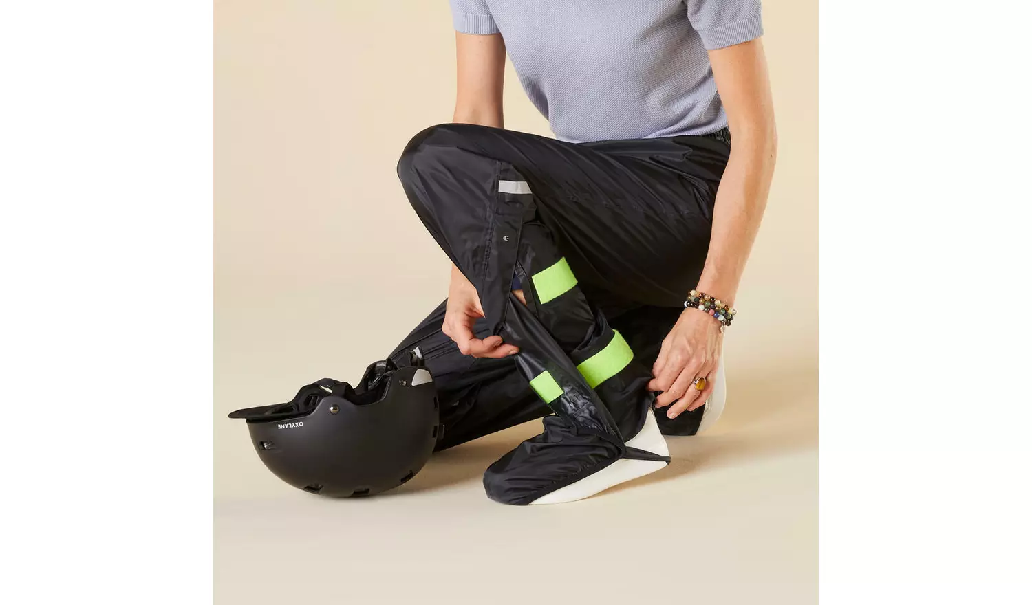 Decathlon Cycling Waterproof Overtrousers & Shoe Covers 2Xl