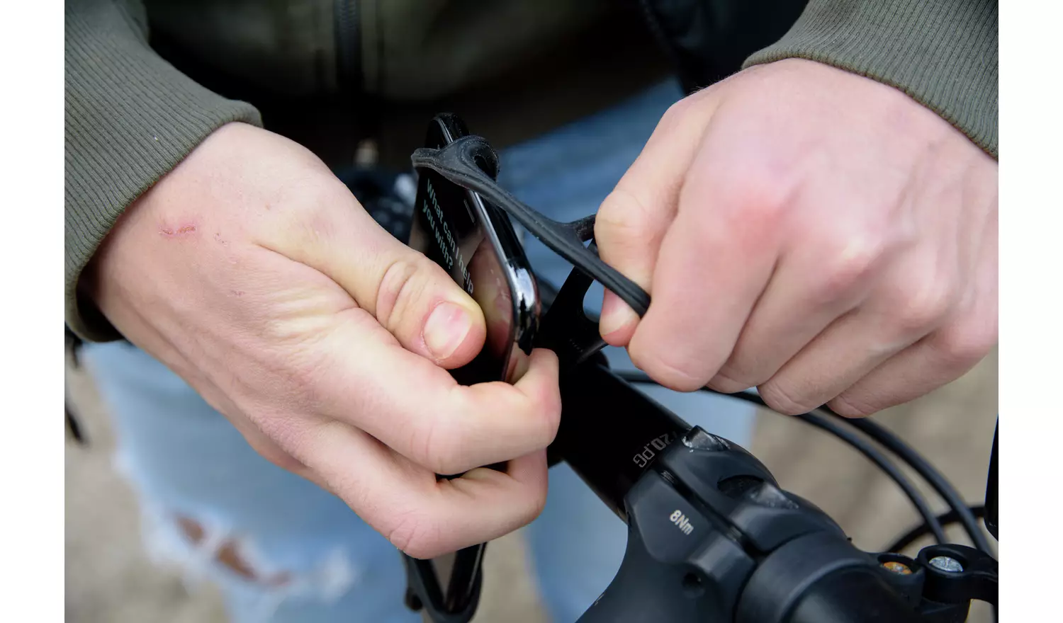 Rolson Super Stretchy Bike Phone Holder