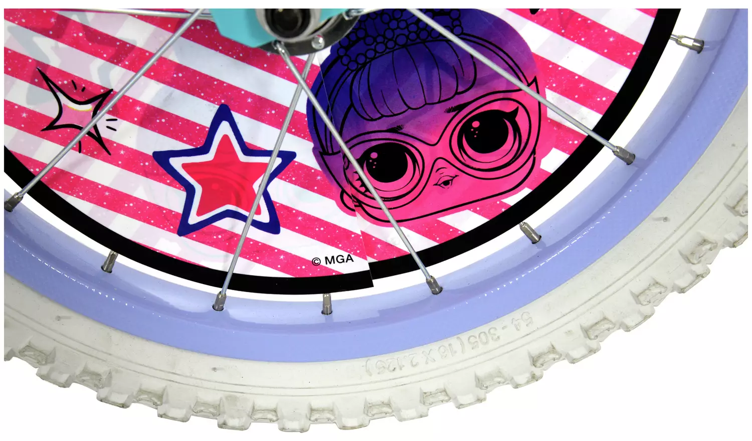 LOL Surprise 16 inch Wheel Size Kids Beginner Bike