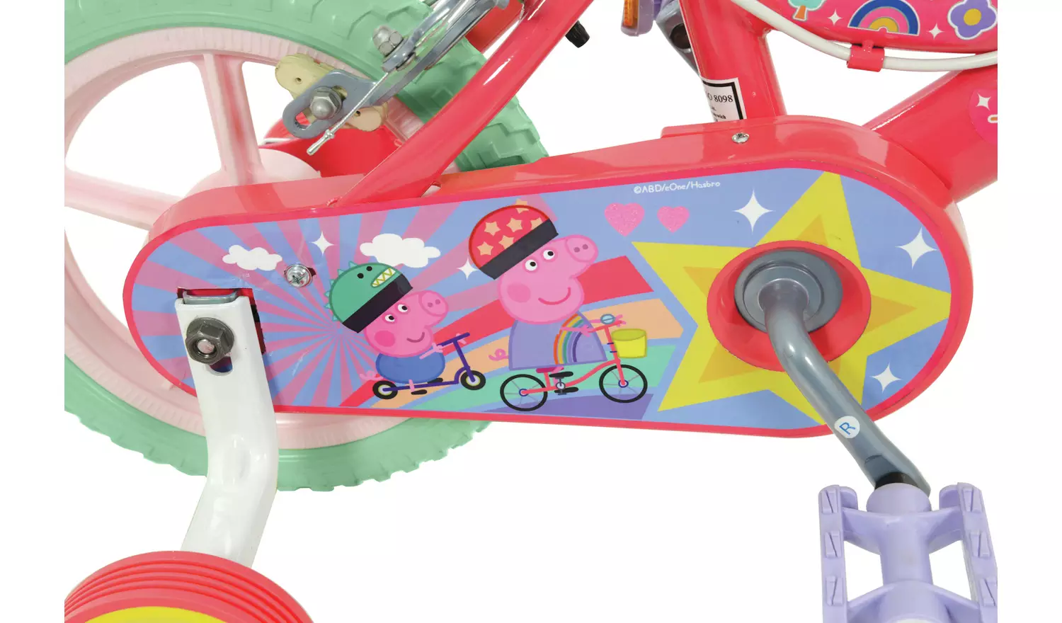 Peppa Pig 12 inch Wheel Size Kids Beginner Bike