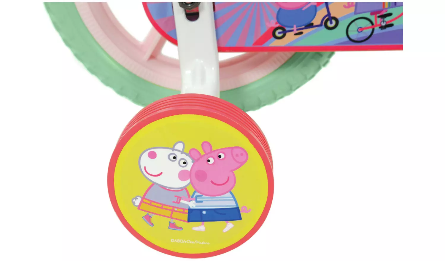 Peppa Pig 12 inch Wheel Size Kids Beginner Bike