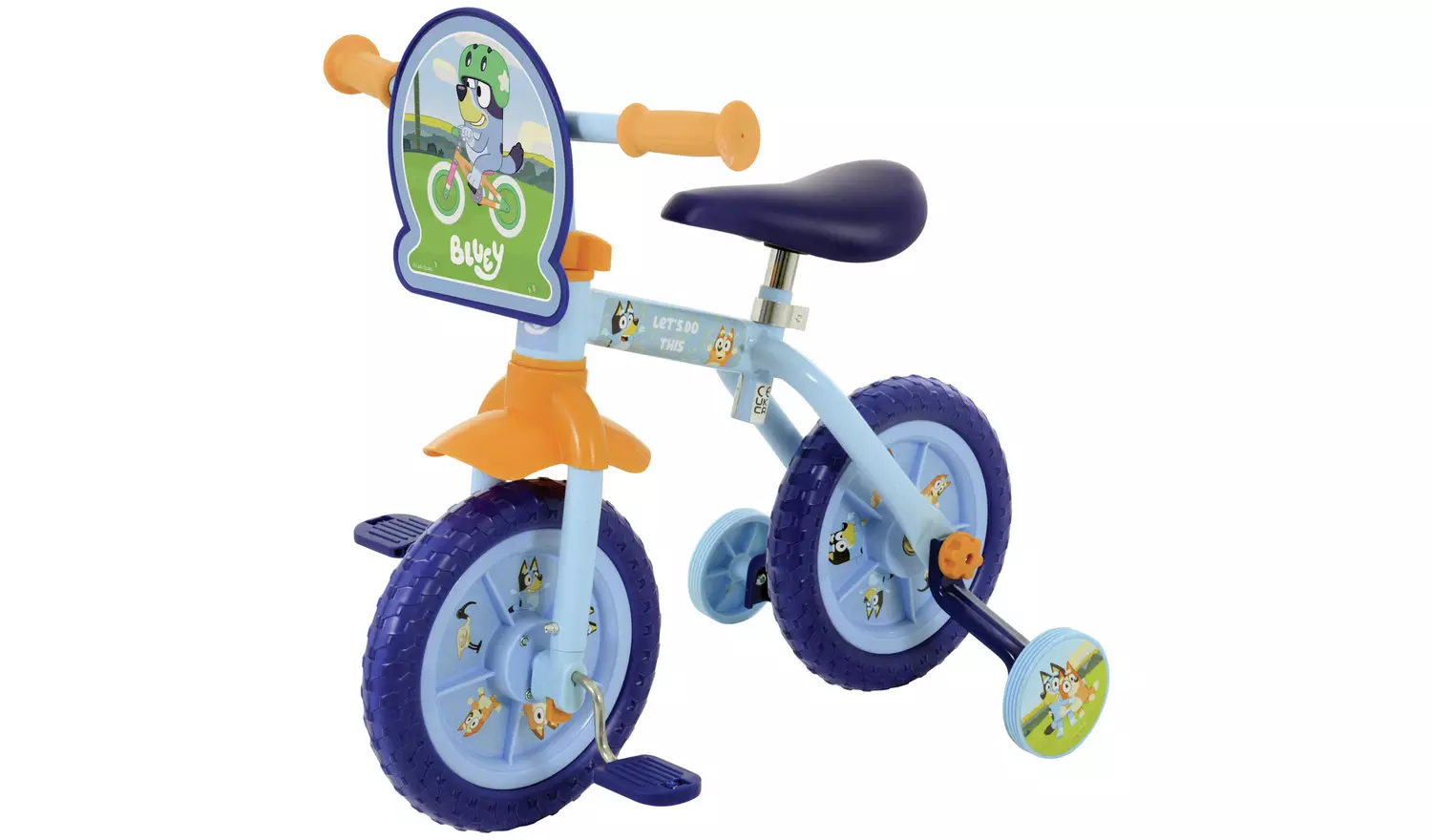 Bluey 10 inch 2-in-1 Balance and Beginner Bike