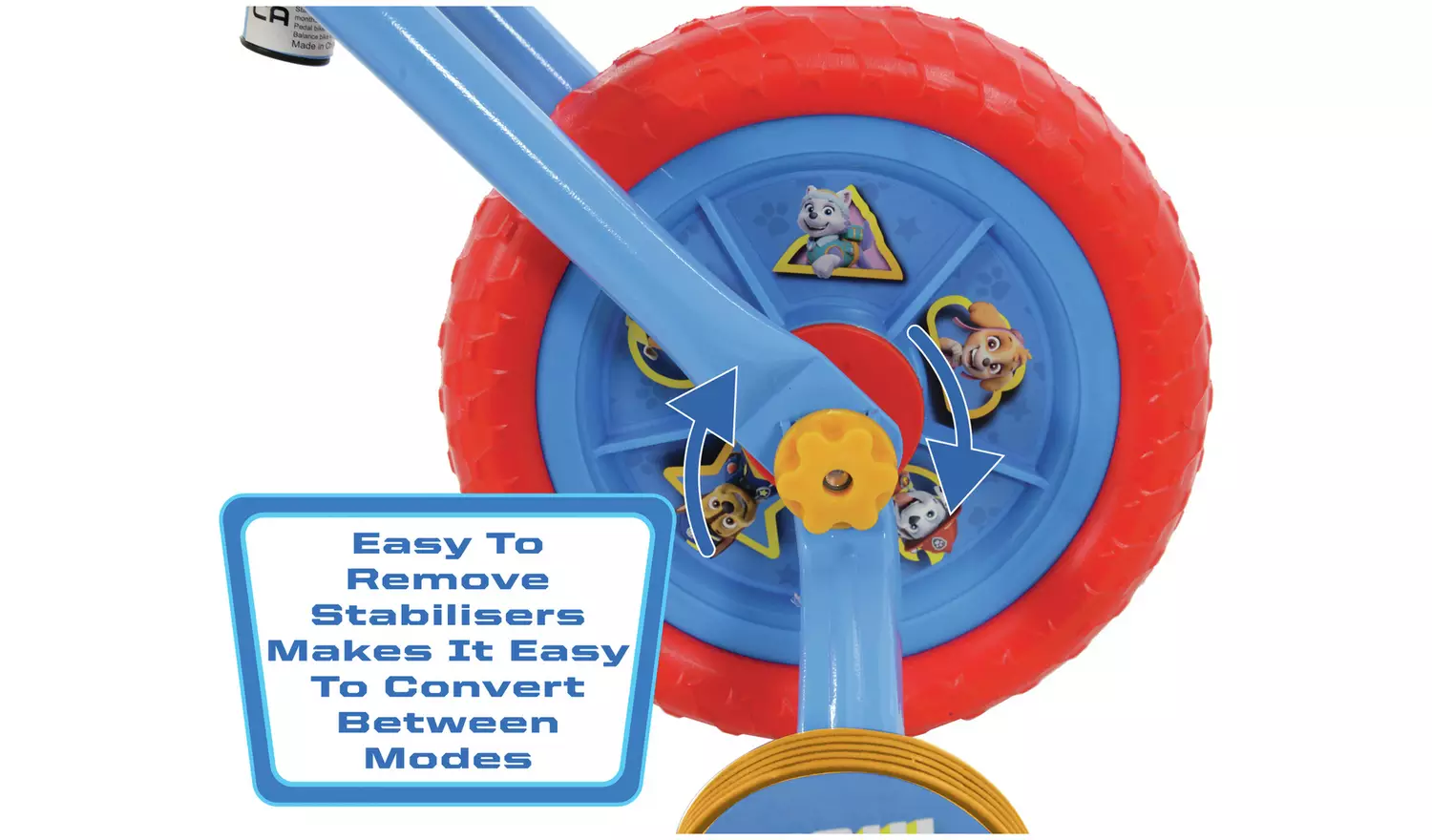 Paw Patrol 10 inch 2-in-1 Balance and Beginner Bike