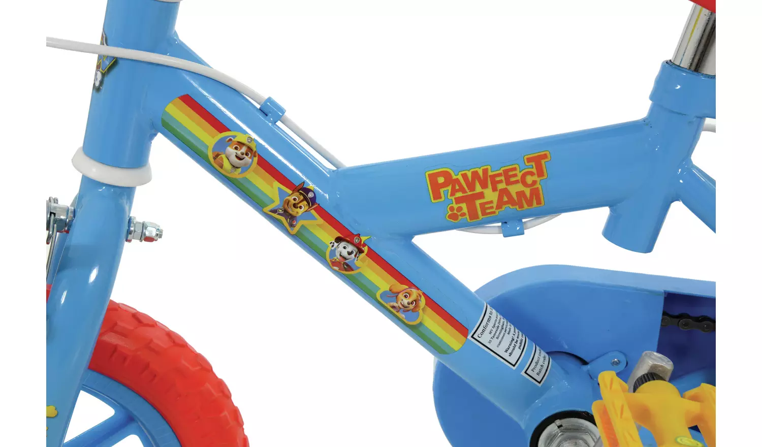 Paw Patrol 12 inch Wheel Size Kids Beginner Bike