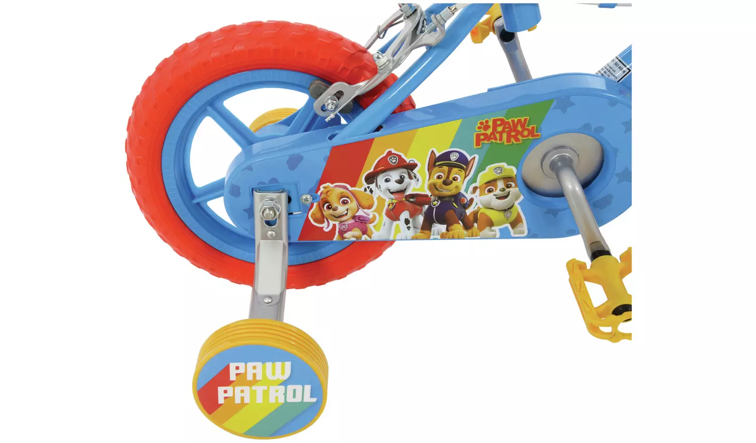 Paw Patrol 12 inch Wheel Size Kids Beginner Bike