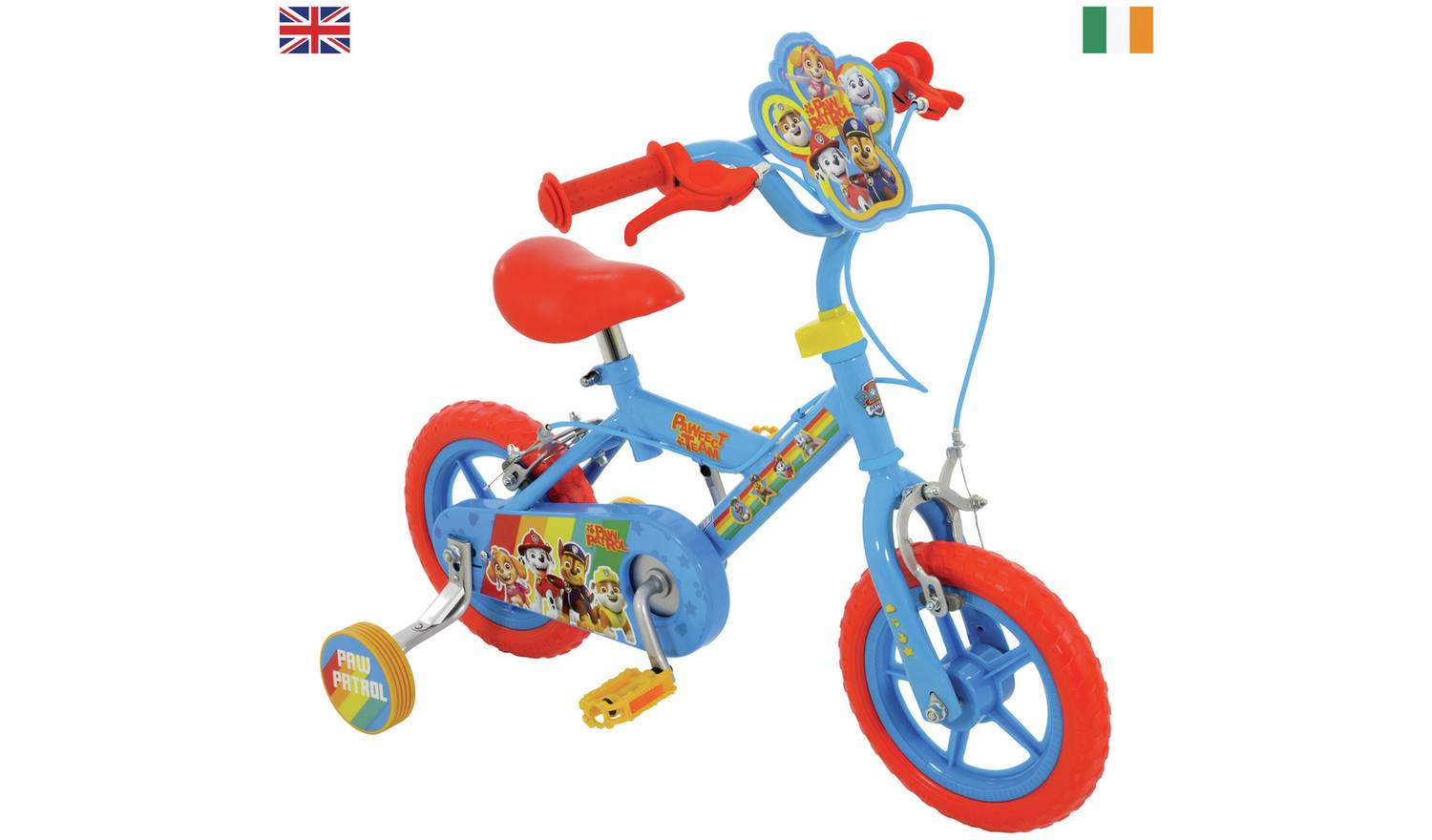 Paw Patrol 12 inch Wheel Size Kids Beginner Bike