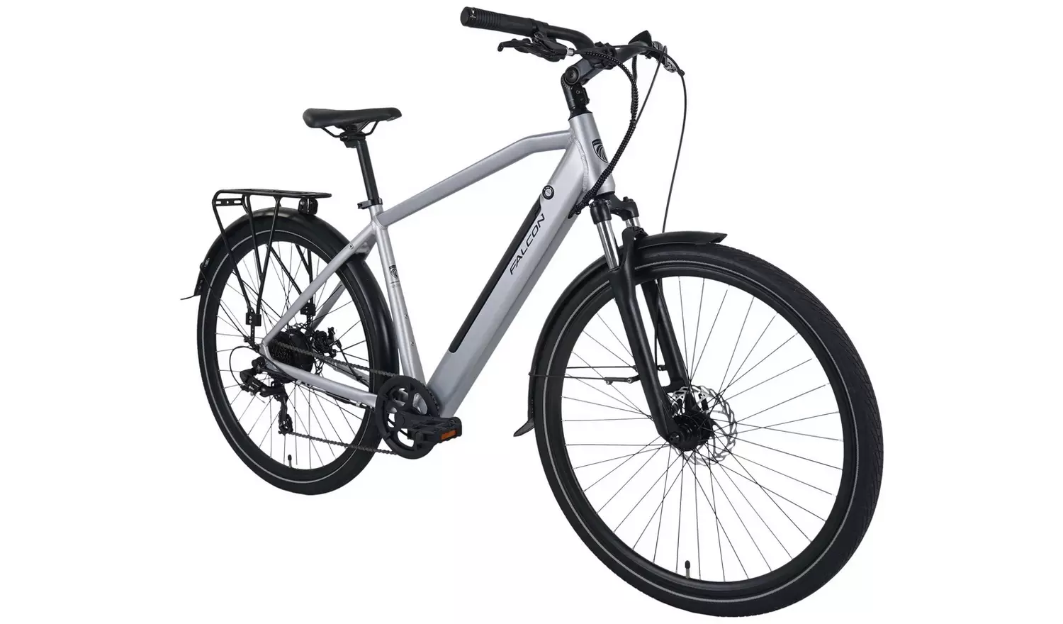 Falcon Horizon Crossbar 700C Unisex Electric Hybrid Bike