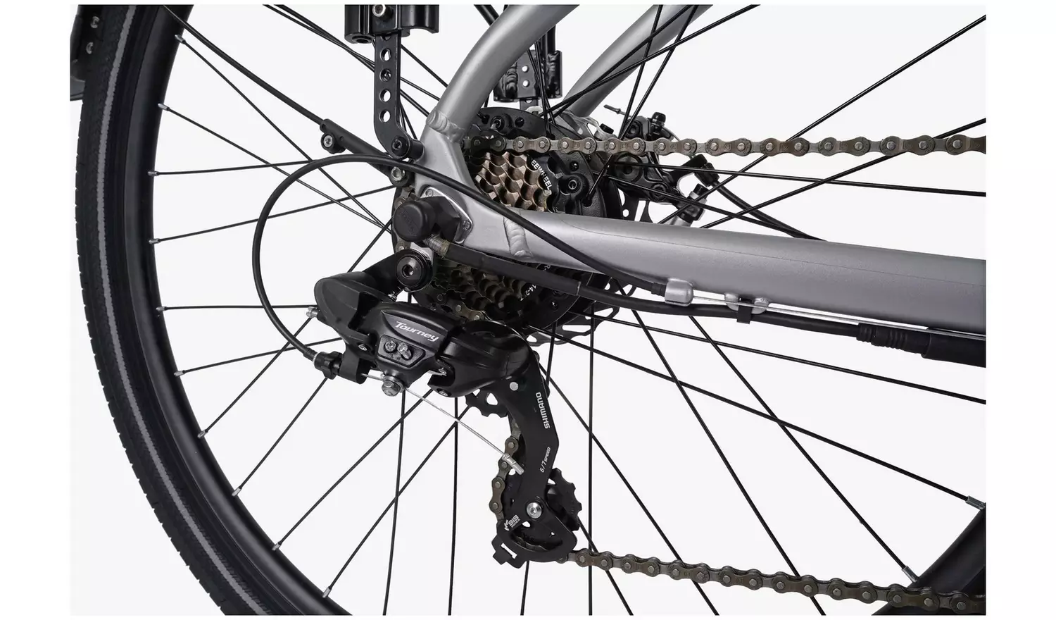 Falcon Horizon Crossbar 700C Unisex Electric Hybrid Bike