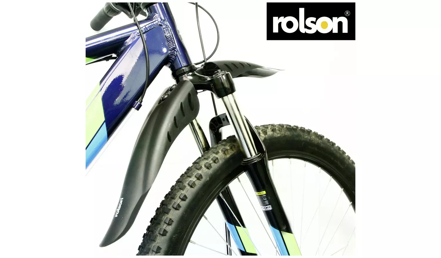 Rolson Front and Rear Bike Mudguard Set