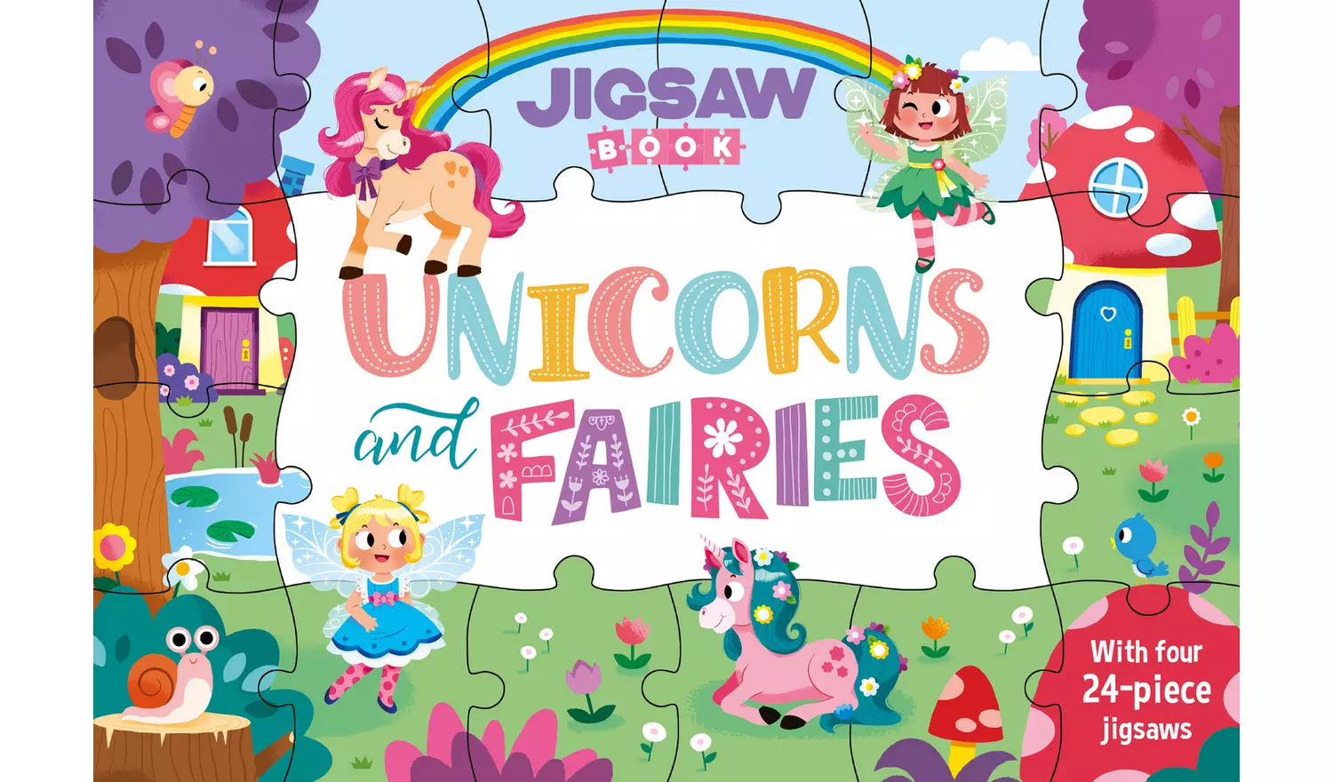Igloo Books Jigsaw Unicorn and Fairies Book