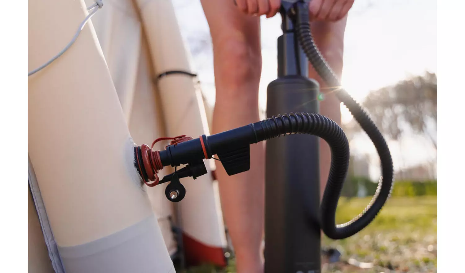 Decathlon 10 PSI Camping Hand Pump, Ergonomic & Gauge