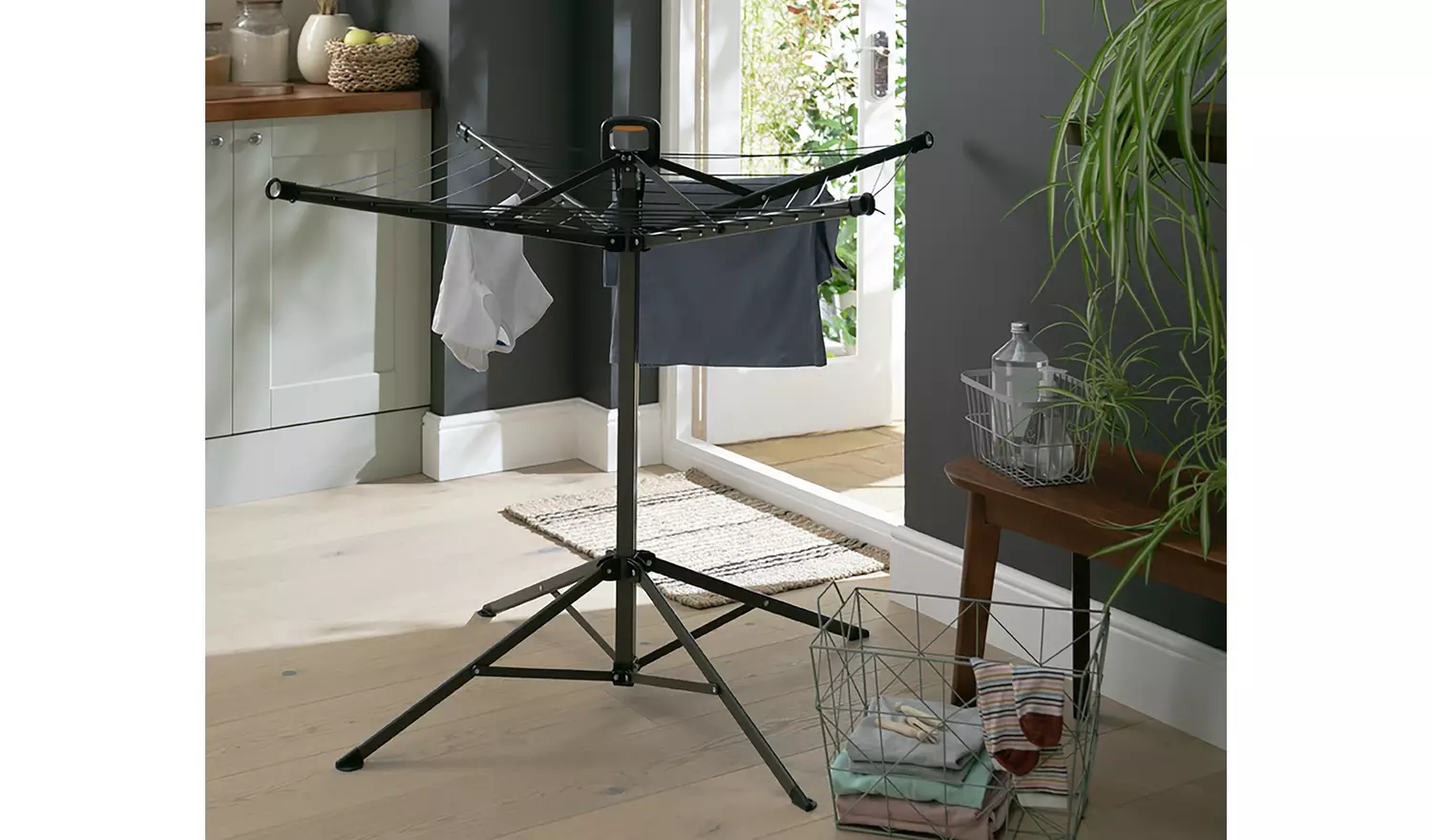 Argos Home 17m Freestanding Portable Airer