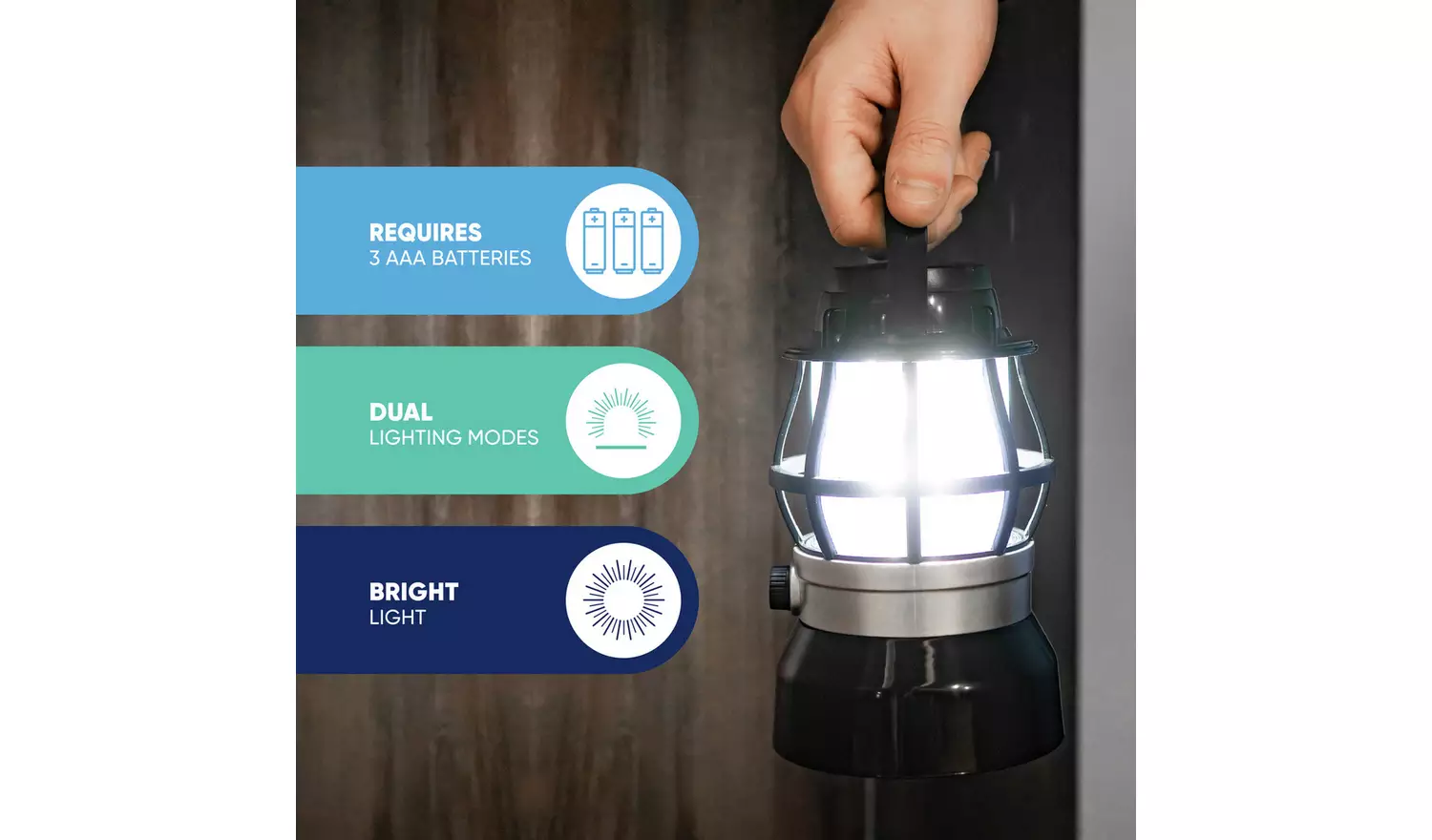 Streetwize Camping Lantern with Flame LED