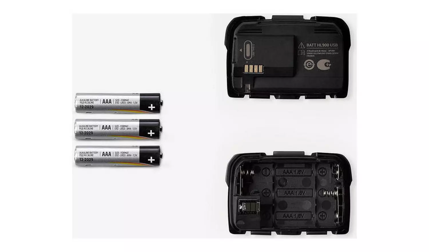 Decathlon Usb Rechargeable Headlamp - 600 Lumens - Red